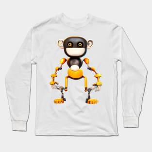 Funny robot animals Long Sleeve T-Shirt